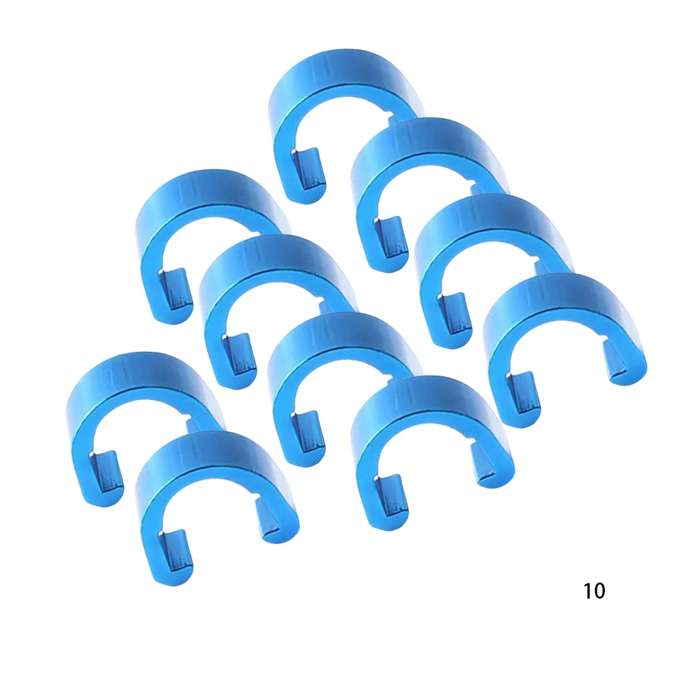 

10pcs Housing Hose Shift Cycling Aluminum Alloy Frame Fixed Tubing Brake Cable Buckle Gear C Clips Brake Deduction Bike Parts