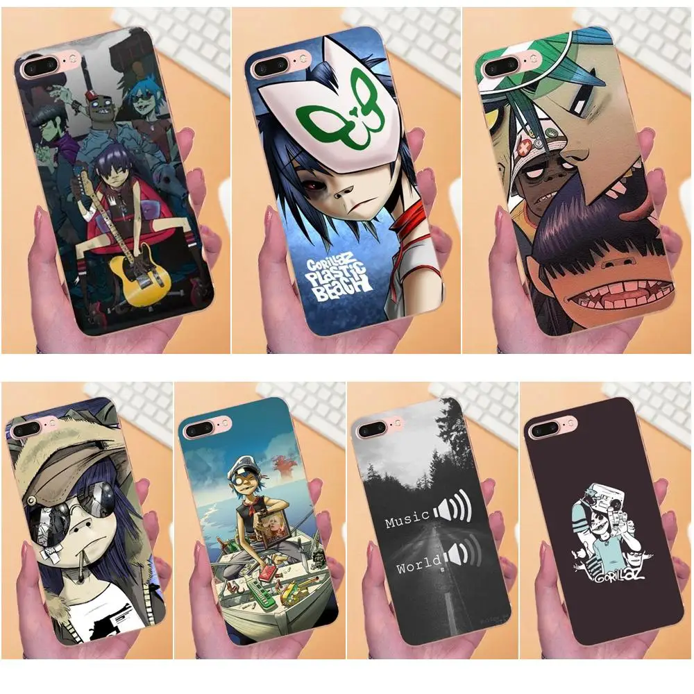 Мягкий ТПУ сотовый телефон Gorillaz Boat Illust Music Доминантный для Xiaomi Redmi Note 2 3 3S 4 4A 4X5 5A 6 6A