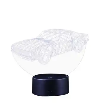 

3D Children Night Lamp 7 LED Colors Changing Lighting Table Desk Decoration lamp gateway Lighting Creative Night jan16