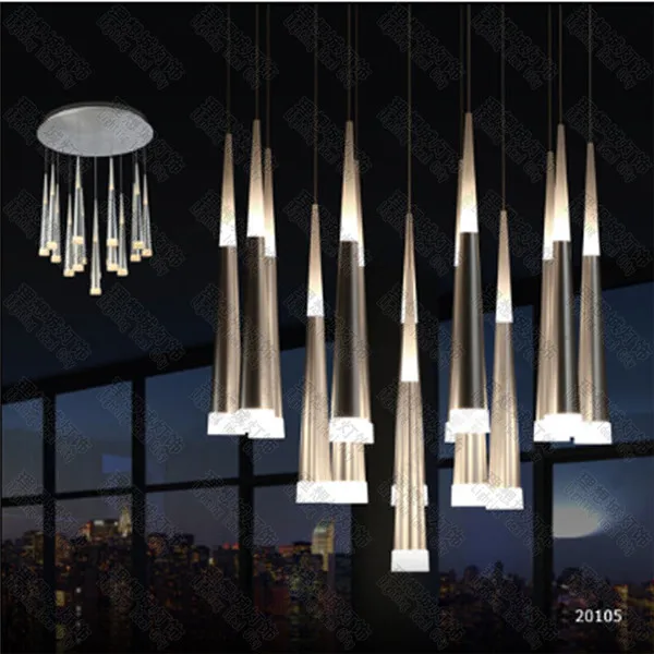 Hot Ing Modern Vibia Slim Led Multi 16 Light Pendant Asparagus Hot Ing Modern Vibia Slim Led Multi 16 Light Pendant Asparagus Ceiling Lamp Fixture Bar Lighting