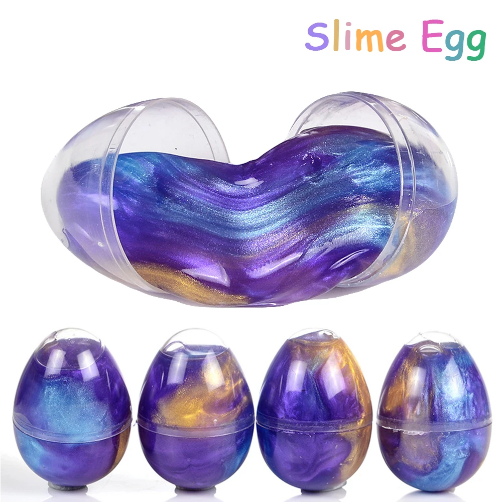 Slime Ball Crystal Fluffy Toys DIY Slimes Cloud Glue Soft Clay Anti-stress Light Plasticine Antistress Kids Egg | Игрушки и хобби
