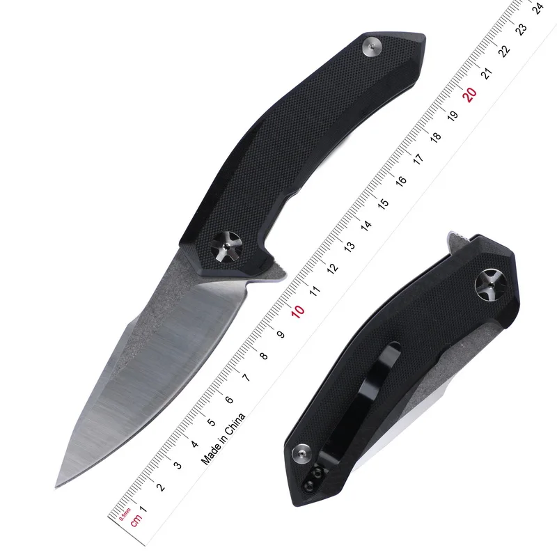 LOVOCOO 0095BW (3 6 &quot) лезвие G10 Ручка шарикоподшипника складной нож Кемпинг Охота