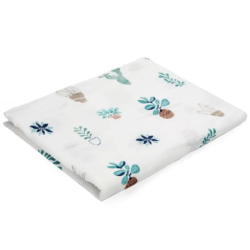 Муслиновое Пеленальное Одеяло s 100% хлопок с животным узором детское обертывание пеленок мягкий игровой коврик младенческое детское одеяло