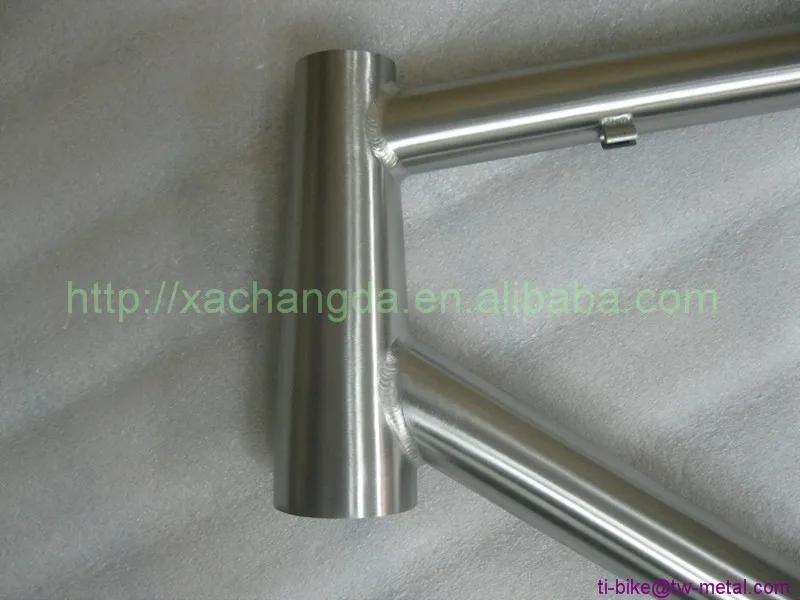 Discount Titanium breakaway & Couple Bike frame Mountain with taper head tube Custom Bike frame with brushed XACD titanium MTB bike frame 2 Discount Titanium breakaway & Couple Bike frame Mountain with taper head tube Custom Bike frame with brushed XACD titanium MTB bike frame 2
