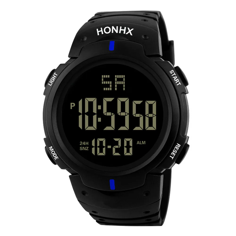  Mode männer LED Camping Out Digitale Quarz Military Luxus Sport Datum Uhren Männer LED Digital Acti