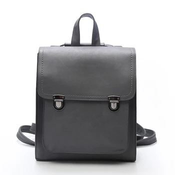 

Women's Backpack Women PU Leather Backpacks Fashion School Bag for Teenagers Girls New Large Travel shoulder Bags Sac A Dos