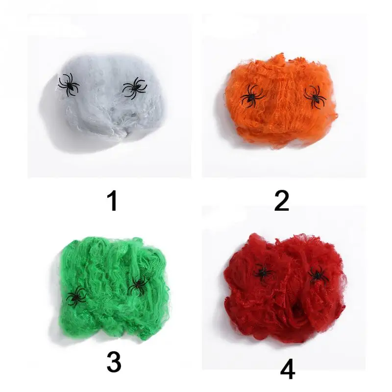 Паутина вечерние принадлежности для Хэллоуина страшная опора пластиковая