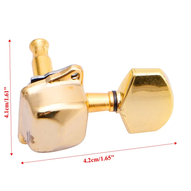 Acoustic Guitar String Semiclosed Tuning Pegs Tuners Keys Machine Heads 3L3R