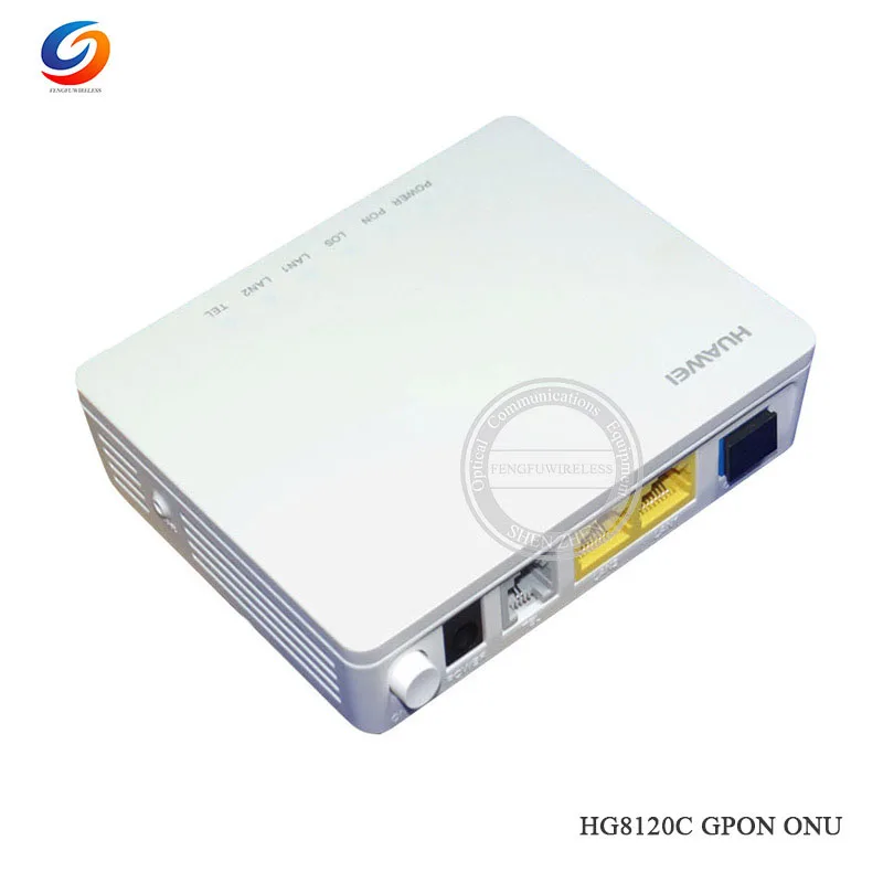 20 шт. GPON ONT 2 порта Ethernet и 1 телефонный порт ftth волокно ONU HG8120C маршрутизатор, ЕС адаптер без внешней коробки
