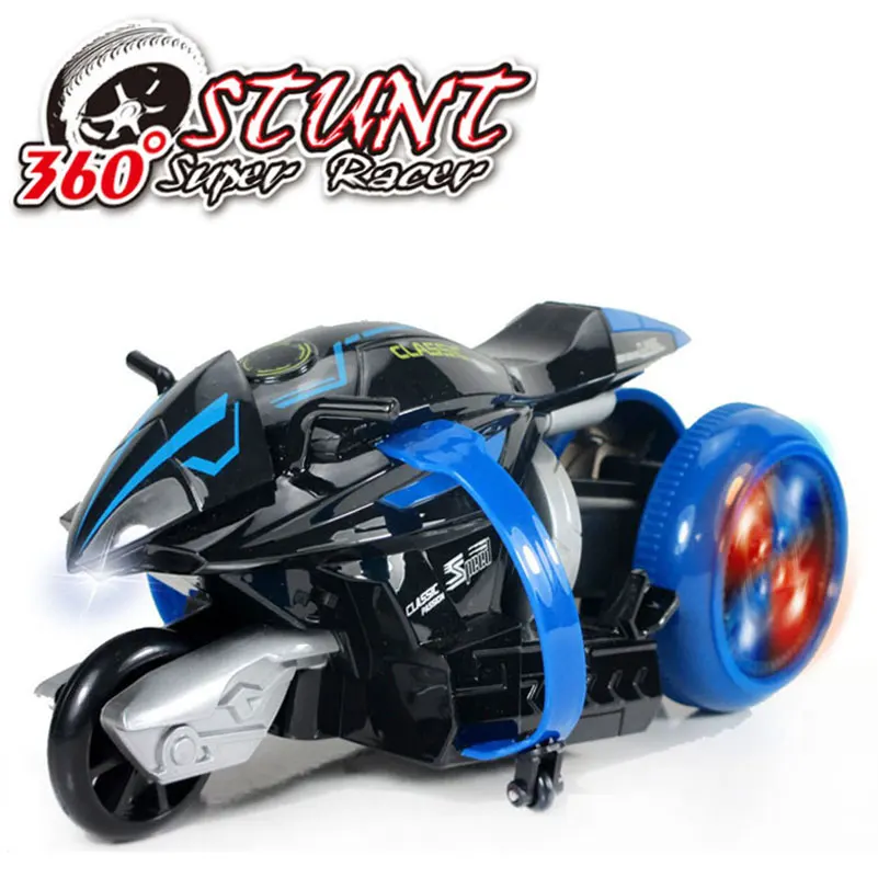 

New Gun Shape RC Motorcycle Drift Wheels Light Drift RC Motorbike Model Remote Control Motor Toys for Children Gifts