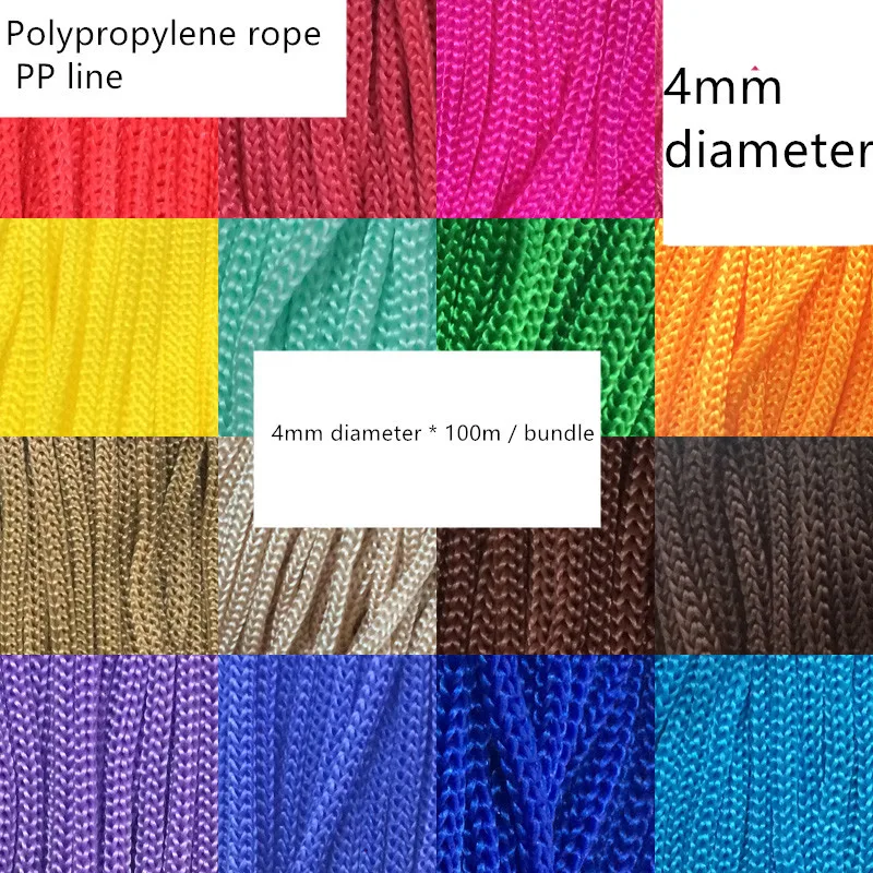 4mmX10 0 м/шт. полипропиленовый шелк/ПП пряжа веревка Мягкая Веревка Ccraft игрушки тяга
