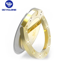 Luxury 360 Degree Metal Bling Bling Case Finger Ring Holder Kickstand Smartphone Mobile Phone Stand For
