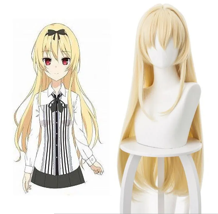 

From Common Job Class to the Strongest in the World Yue Cosplay Wig Synthetic Hair Halloween Roleplaying Costume Hair for Women