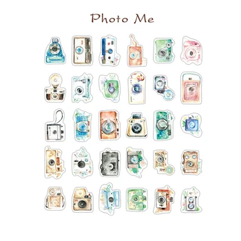 

30pcs/lot Cute Bookmarks Phote Me Vintage Postcards Cartoon Memo Cards DIY Envelop Gift Card Kawaii DIY Scrapbooking Stationery
