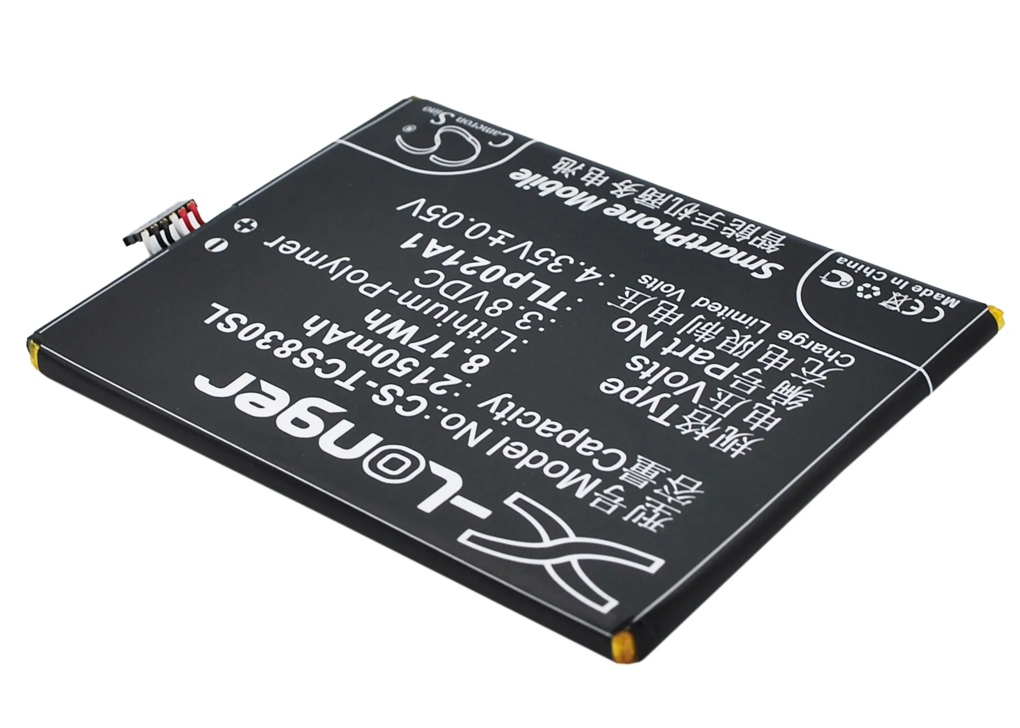 Аккумулятор Cameron Sino 2150mAh TLp021A1 для TCL S830U S838M S850L|cameron sino|battery forcameron sino battery |