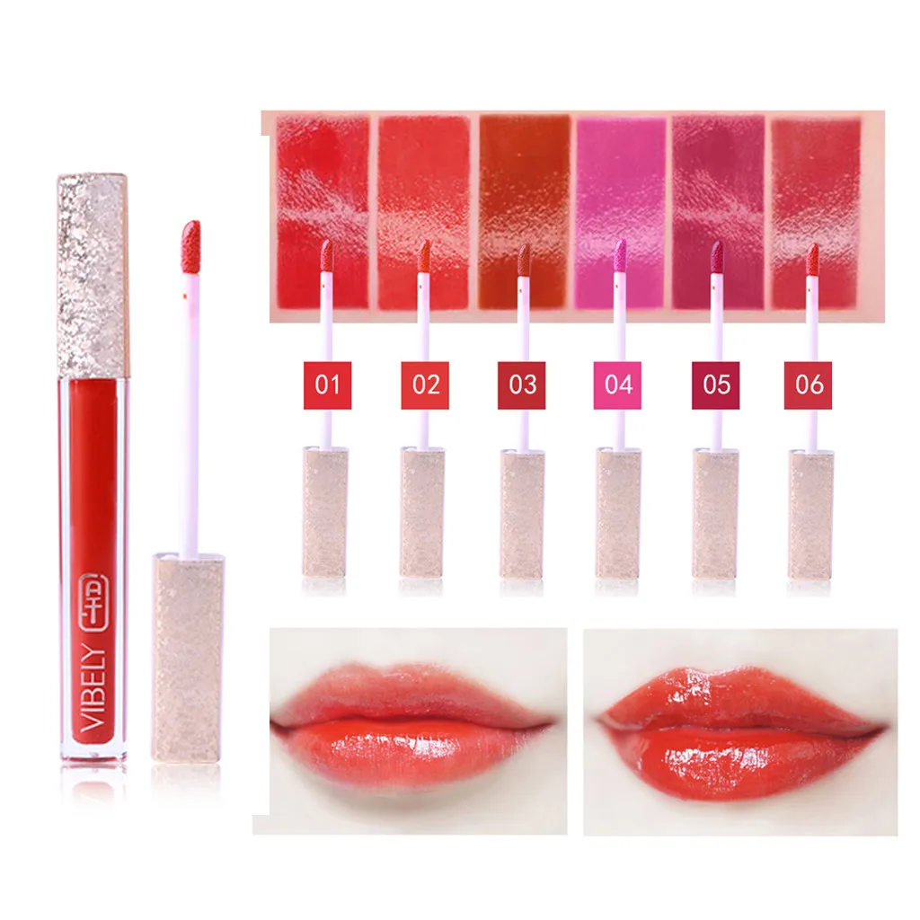 Sexy Mirror Liquid Lip Gloss Long Lasting Waterproof Keep 24 Hours