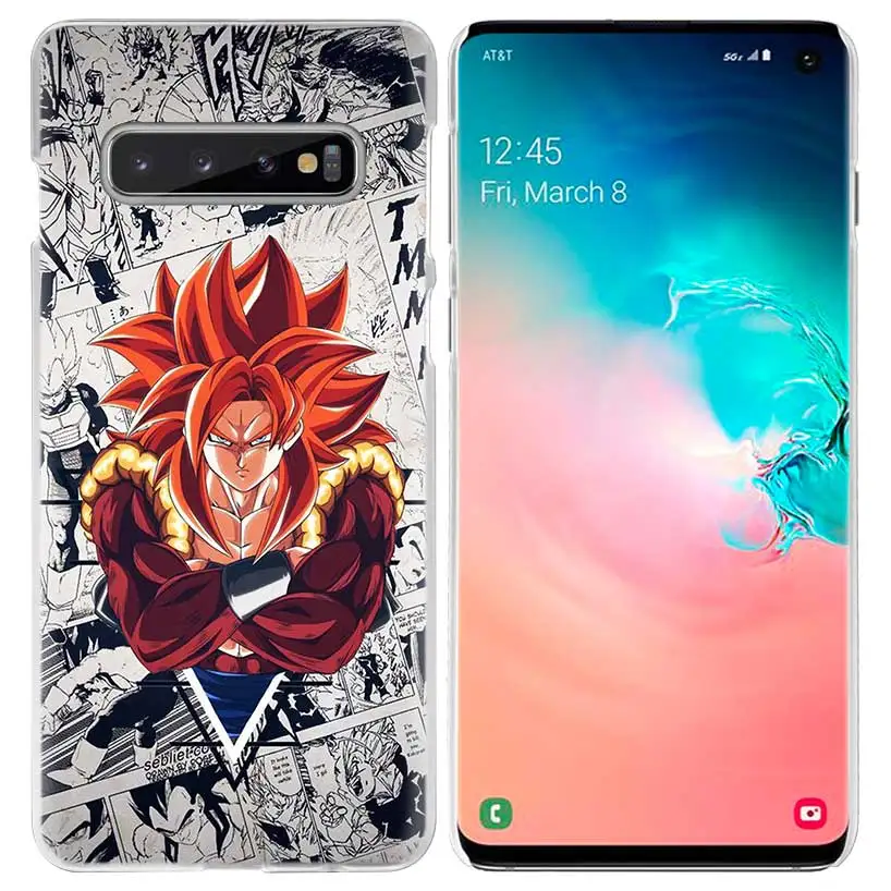 Goku Dragon Ball Z чехол для samsung Galaxy S10 5G S10e S9 S8 M40 M30 M20 M10 J4 J6 плюс J8 Note 8, 9, 10, аниме чехол для телефона pc - Цвет: 02