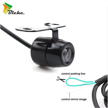 

Blchc Waterproof Car Vehicle Rearview Front Side View Rear View Camera With Mirror Image Parking Line Convert Line HD CCD