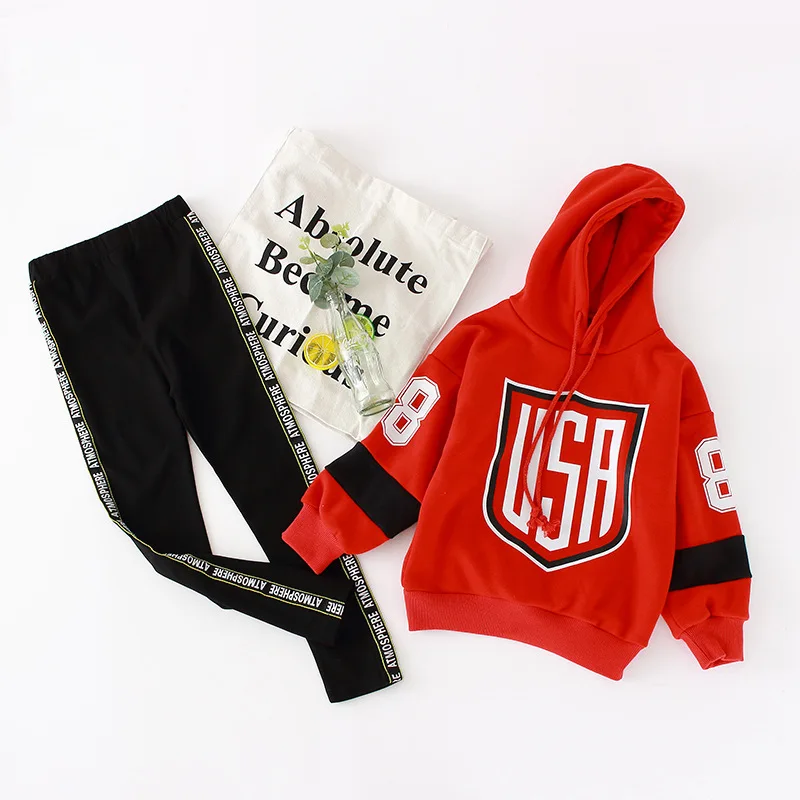 Comprar Conjunto de ropa para niños a la moda chándales para niñas adolescentes otoño primavera 2 uds. Trajes deportivos para niños 8 10 años Ropa para Niñas tamaño 10 11 12