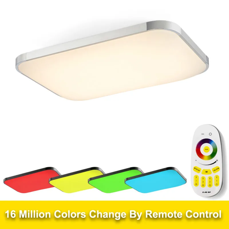Светодиодная RGB лампа для гостиной спальни 90 260 В|Потолочные лампы| |
