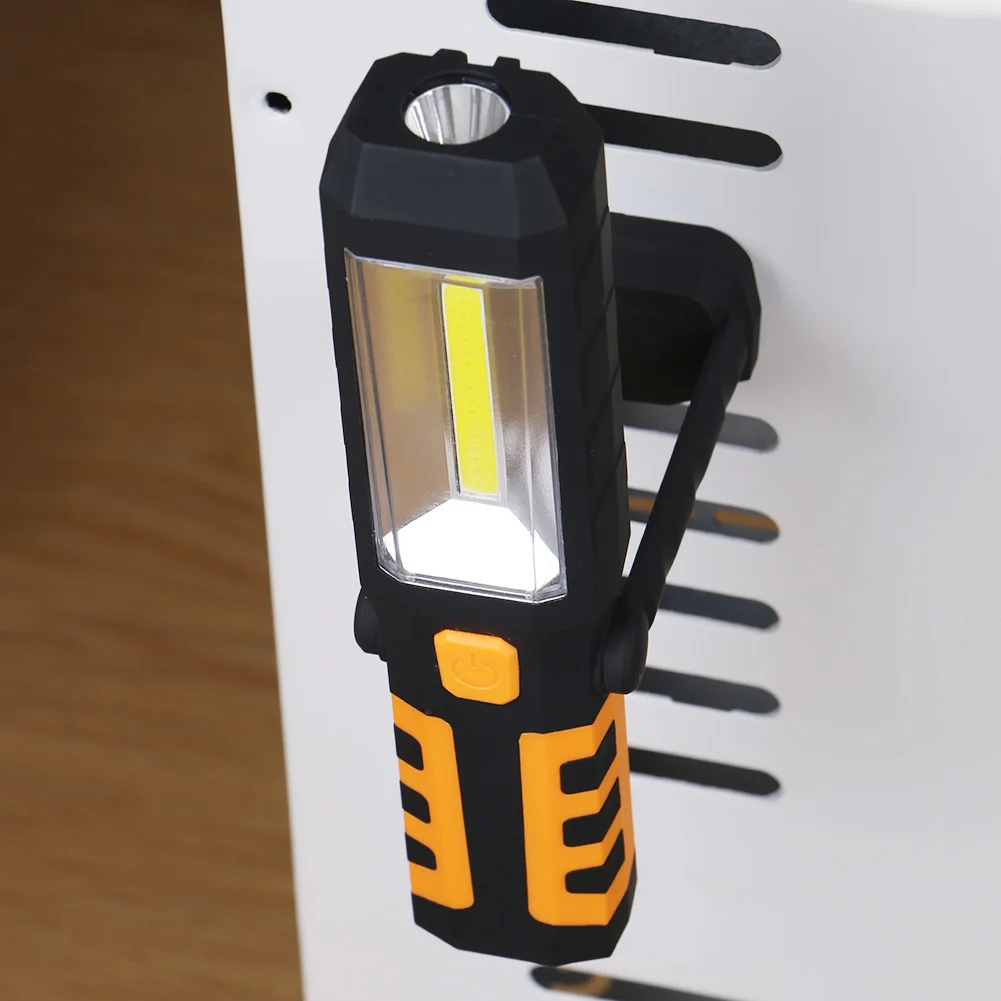 Портативный магнитный COB светодиодный светильник-вспышка UBS перезаряжаемый рабочий светильник 3 режима лампа с подвесным крюком на открытом воздухе походный светильник ing