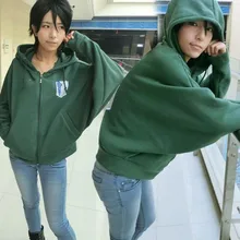 Зимняя толстовка с капюшоном для косплея аниме «атака на Титанов», Толстовка для женщин и мужчин, куртка с капюшоном для скаутинга легиона, пальто с капюшоном, M, L, XL