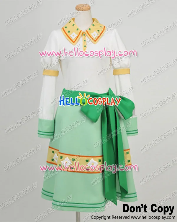 

Kobato Cosplay Kobato Hanato Green Dress Costume With Hat H008