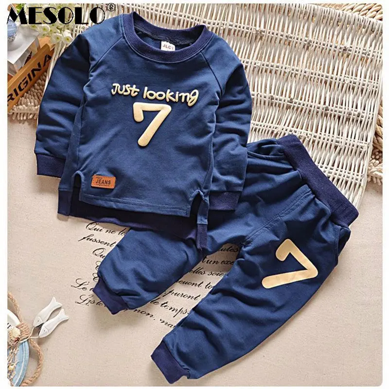 

MESOLO Free2-6Autumn Children Clothing Sets Boys Girls Warm LongSleeve Sweaters+Pants Fashion Kids Clothes SportsSuit for Girls