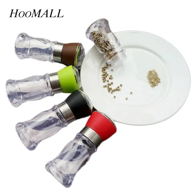 

1PC Seasoning Manual Salt Pepper Mill Grinder Cookware Spice Gadget Pepper Shaker Kitchen Accessories Tools