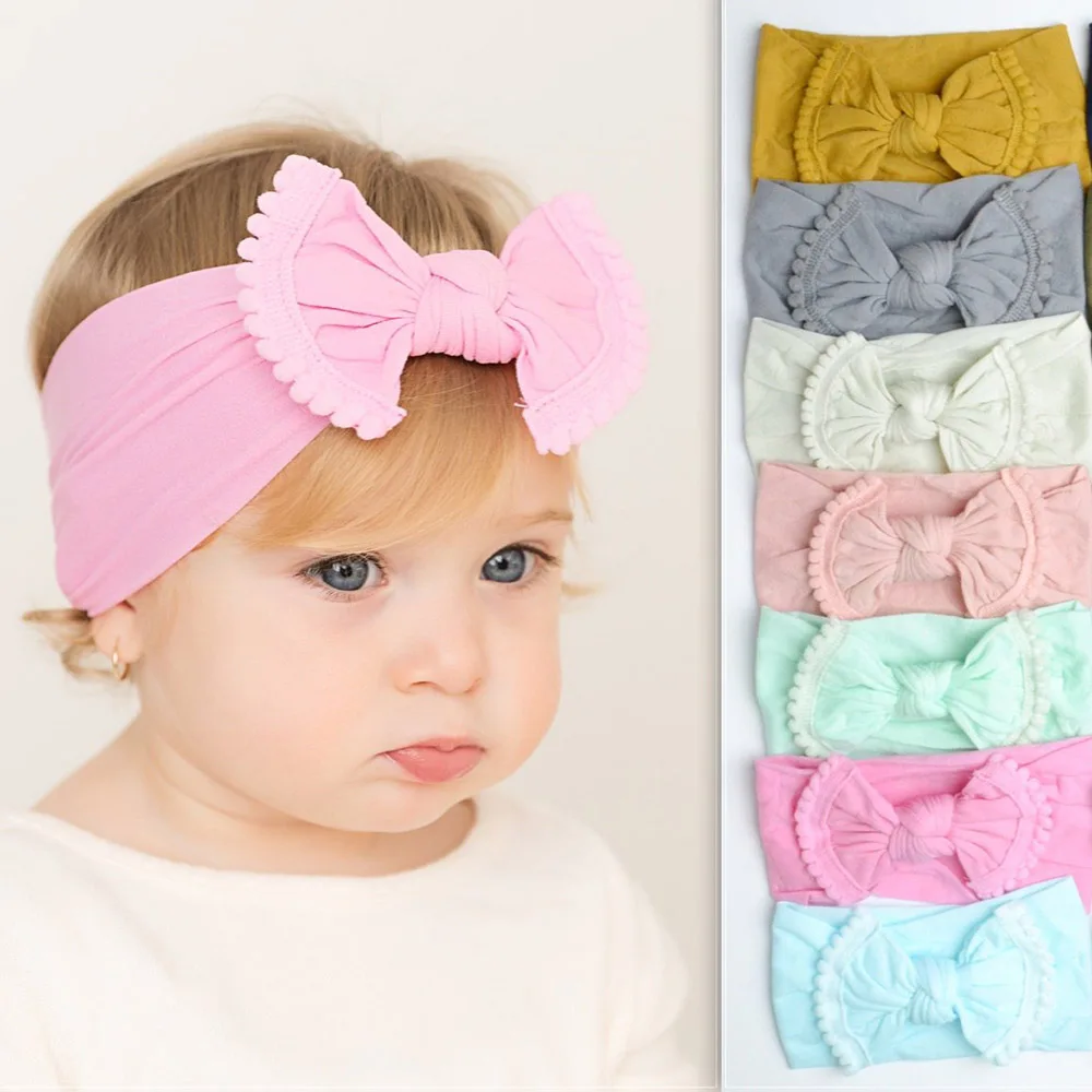 big bow head wraps for babies