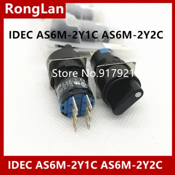 

[ZOB] IDEC AS6-Y idec imports from Japan and the spring AS6M-2Y1C selector switch AS6M-2Y2C round rotary switch --10pcs/lot