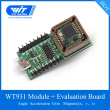 WT931 до 500 Гц AHRS IMU датчик 3 оси Угол+ акселерометр+ гироскоп+ магнитометр MPU-9250 модуль для ПК/Android/MCU
