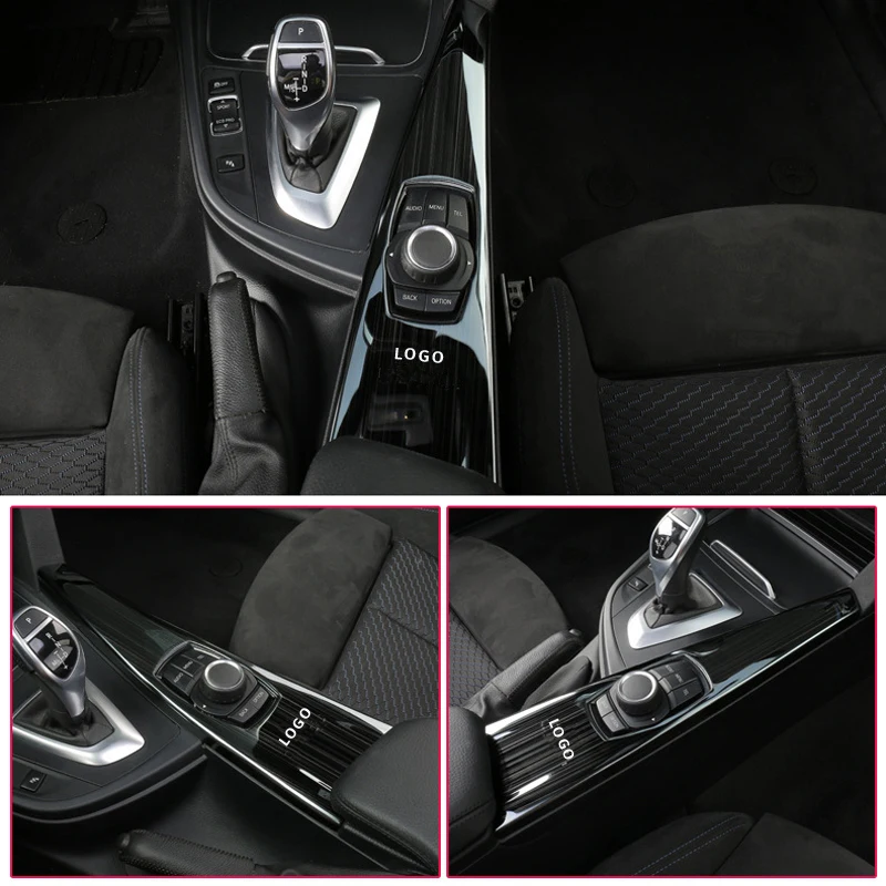 Автомобильный Стайлинг для BMW F30 F34 F36 интерьер из нержавеющей стали чехол для рычага переключения передач мультимедийная Кнопка панель отделка наклейка аксессуары