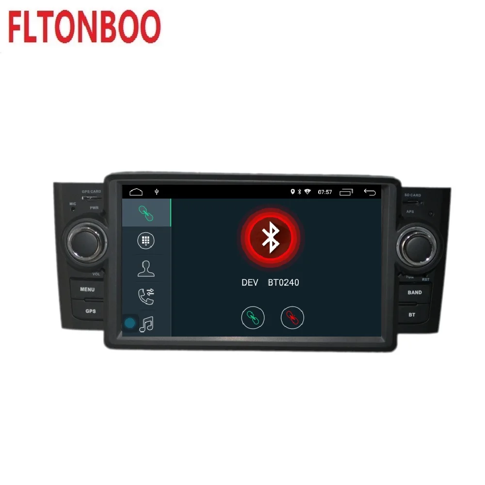 Top 7 inch 2 din android 9 car DVD gps navigation for fiat LINEA,radio,wifi,quad core,English,russian,french 2