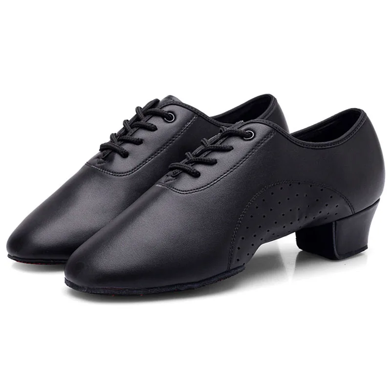 2020 Men Boys Dance Shoes Leather Jazz Latin Dance Shoes Modern