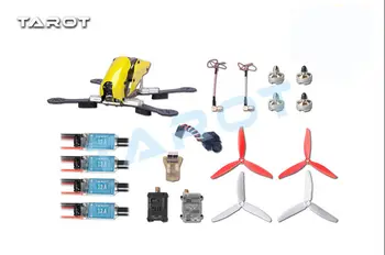 

Tarot Robocat TL250c 250mm Carbon Fiber Quadcopter Frame with Mini CC3D FC Motor ESC FPV Camera 5.8G TX RX F20221