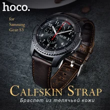 HOCO Classic Genuine Leather Wrist Strap For Samsung Galaxy Gear S3 Frontier Band For Samsung Gear S3 Classic Watchband S3 Strap