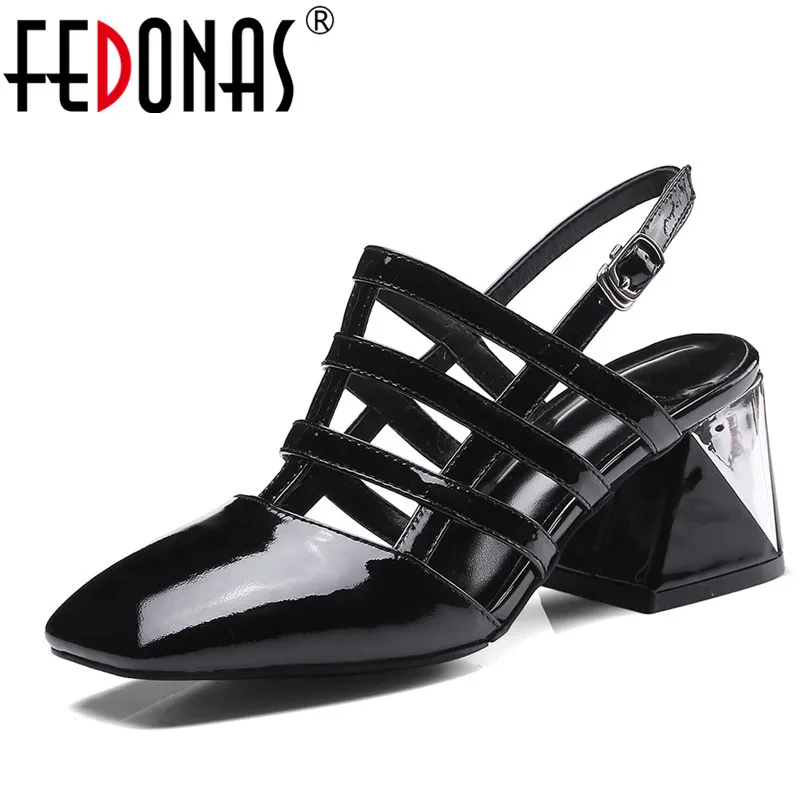 Punta amarillo Mujeres Alto Cuadrada Tacón Verano Las Negro 2018 De Nuevo Sandalias Mujer Plataforma Moda Zapatos Sexy Fedonas Tobillo Boda FgwZ4qxHz