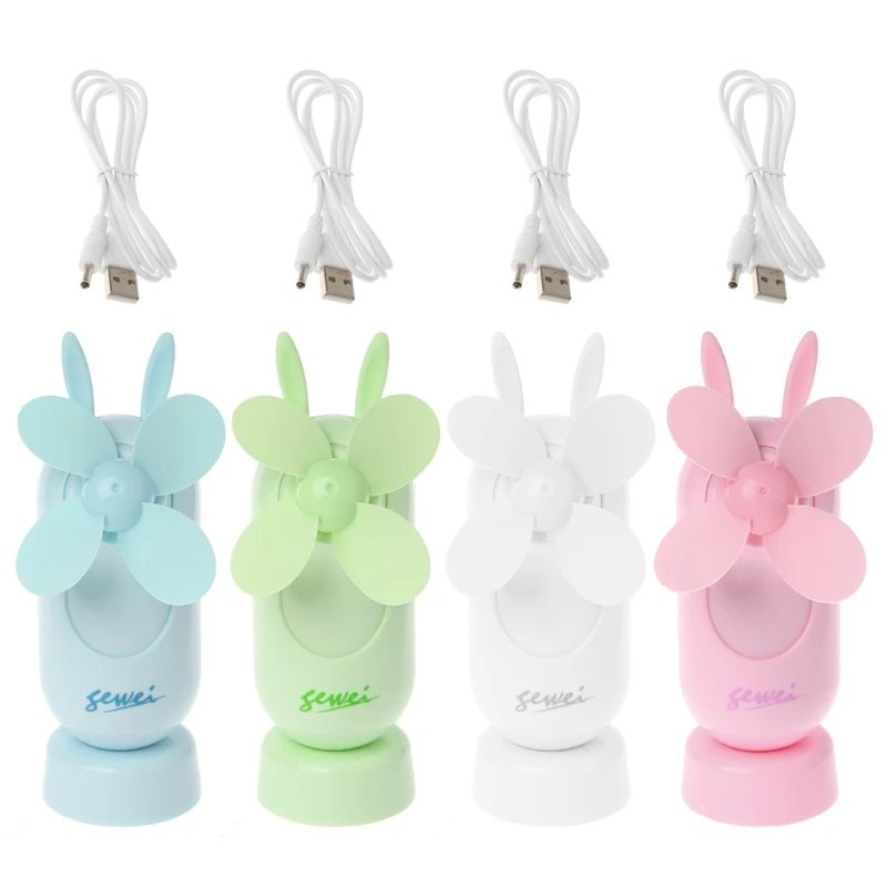 

Free_on Rechargeable Mini Fan Air Cooler Handheld USB Desktop Portable Outdoor Fashion