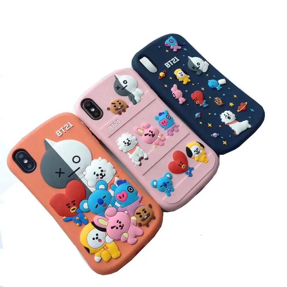 

Cute Animal Silicone Case for iPhone 7 8 X Xs Max XR 6 6s Plus Phone Cases Soft Fashion Shell