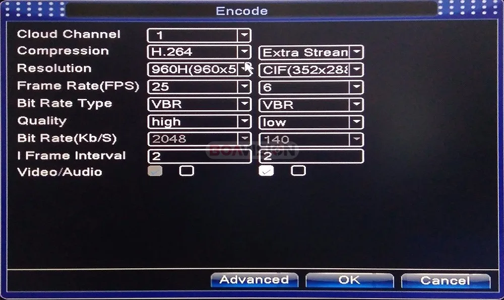 8 Onvif CCTV NVR