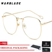 Квадратные прозрачные очки для мужчин wo Мужская модная рамка для очков металлические большие прозрачные линзы прозрачные оптические компьютерные очки Новинка