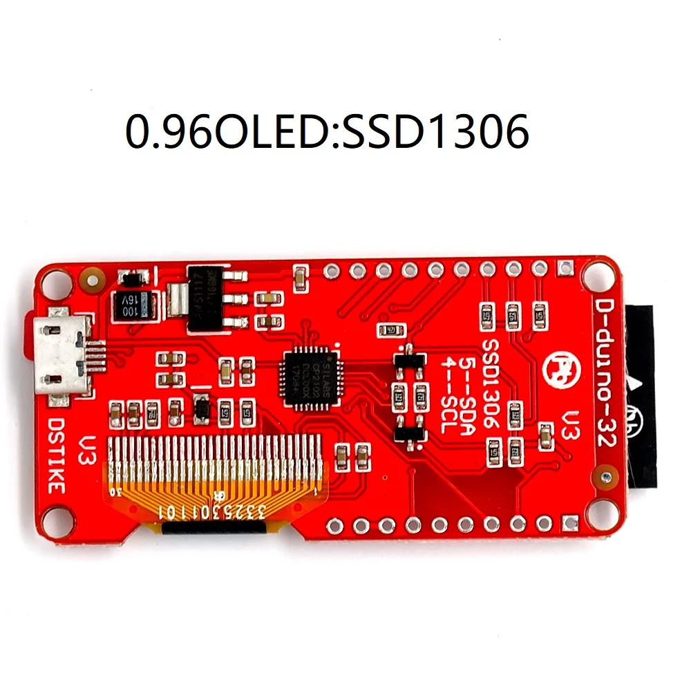 Dstike D duino 32 V3 (ESP32 + Oled) ESP Wroom WI FI Bluetooth BLE nodemcu Интернет вещей Совет по развитию основе