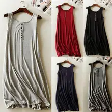 

Soft Maternity Casual Dresses New summer long modal Dress Clothes For Pregnant Women Pregnancy Clothing vest skirt WD2