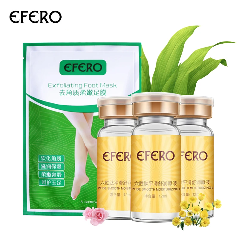 

3pcs EFERO Six Peptide Moisturizing Anti Wrinkle Face Argireline Contractive Pore Cream Skin Deep Repair Care Face Serum