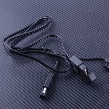 

Dustproof Motorcycle SAE to USB Adapter Cable with Waterproof Caps for Cell Phone Charger Accessories