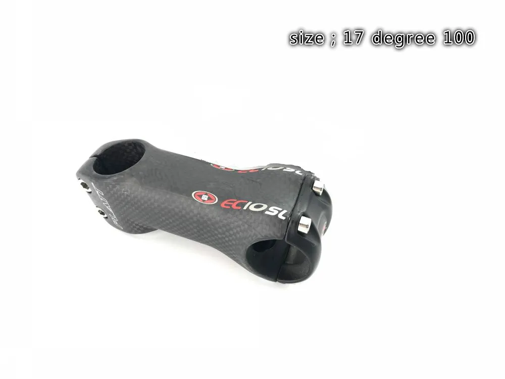 Черный PLATT полный карбоновый стержень MTB/дорожный велосипед руля 31,8x70 80 90 100 110 120 мм - Цвет: Черный