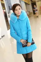 women jacket women winter coat New winter hooded down jacket Nagymaros collar Slim thick leather free shipping