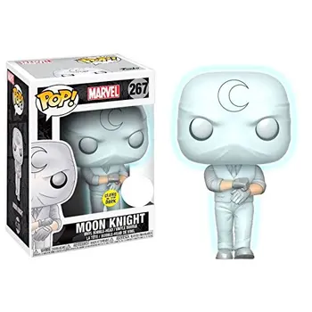 

Exclusive FUNKO POP Official Glow in the dark Marvel: Moon Knight Vinyl Action Figure Collectible Model Toy with Original Box