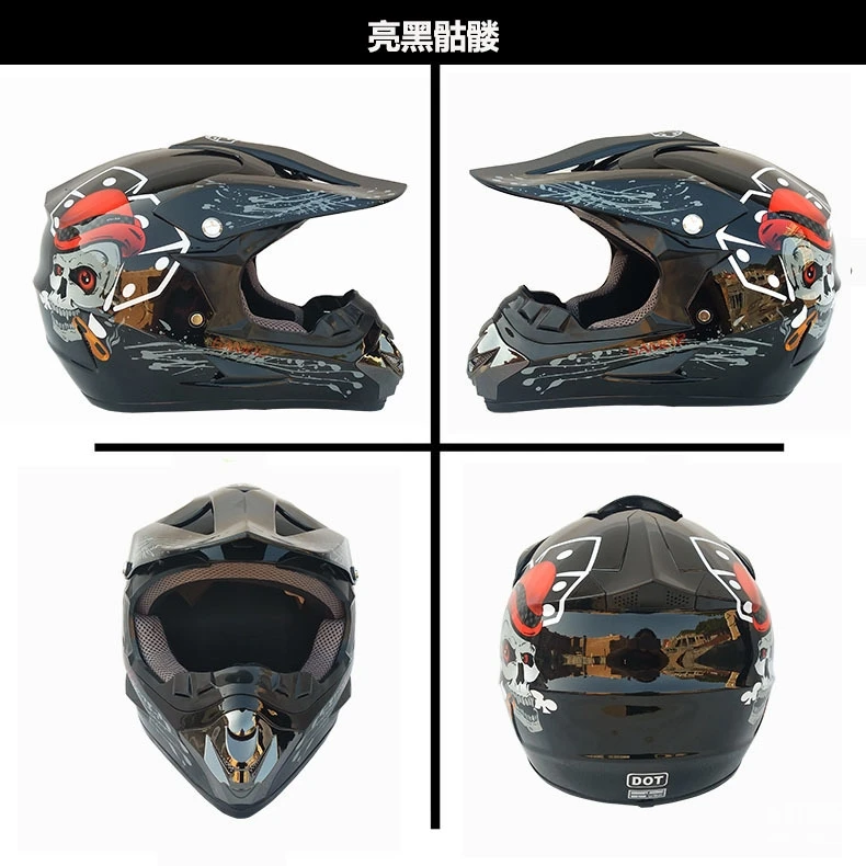 Motorcycle Full Face Helmet Casco Moto Motocross Helmet Off Road Helmet ATV Dirt Bike Downhill MTB DH Capacete Moto Glasses